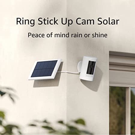 Ring Stick Up Cam Battery | Weather-Resistant Outdoor Camera, Live View, Color Night Vision, Two-way Talk, Motion alerts, Works with Alexa | Black