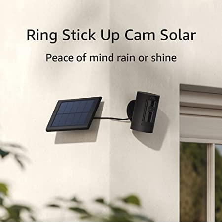 Ring Stick Up Cam Battery | Weather-Resistant Outdoor Camera, Live View, Color Night Vision, Two-way Talk, Motion alerts, Works with Alexa | Black