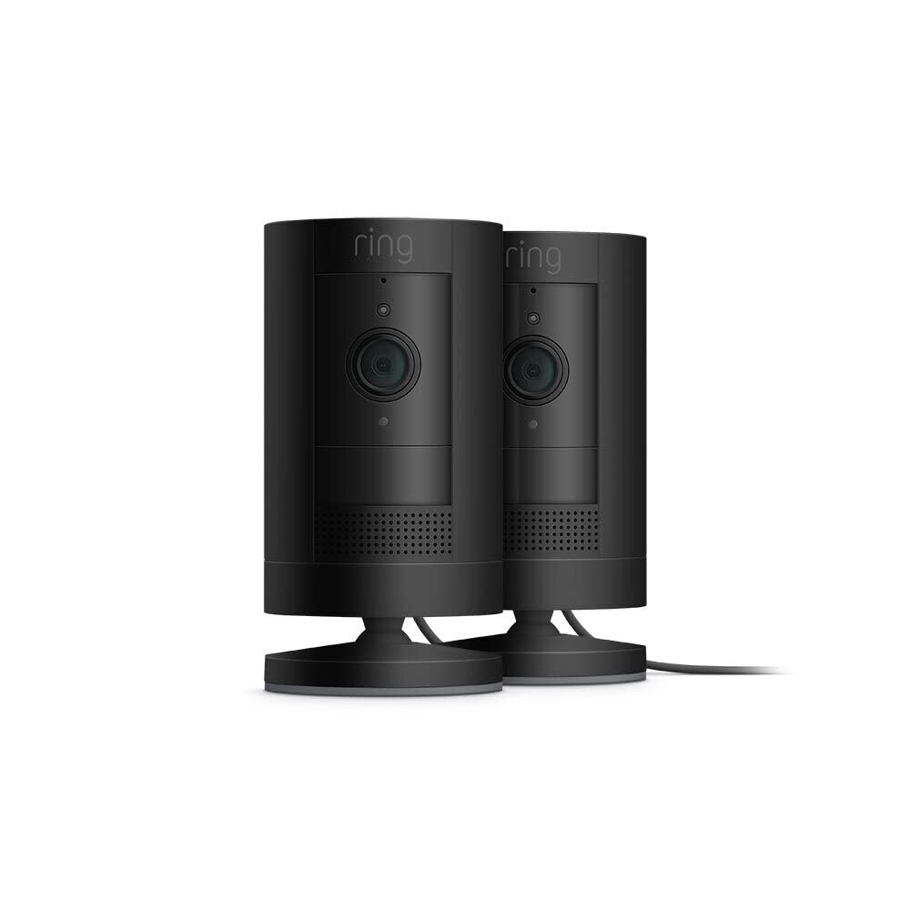 Ring Stick Up Cam Battery | Weather-Resistant Outdoor Camera, Live View, Color Night Vision, Two-way Talk, Motion alerts, Works with Alexa | Black