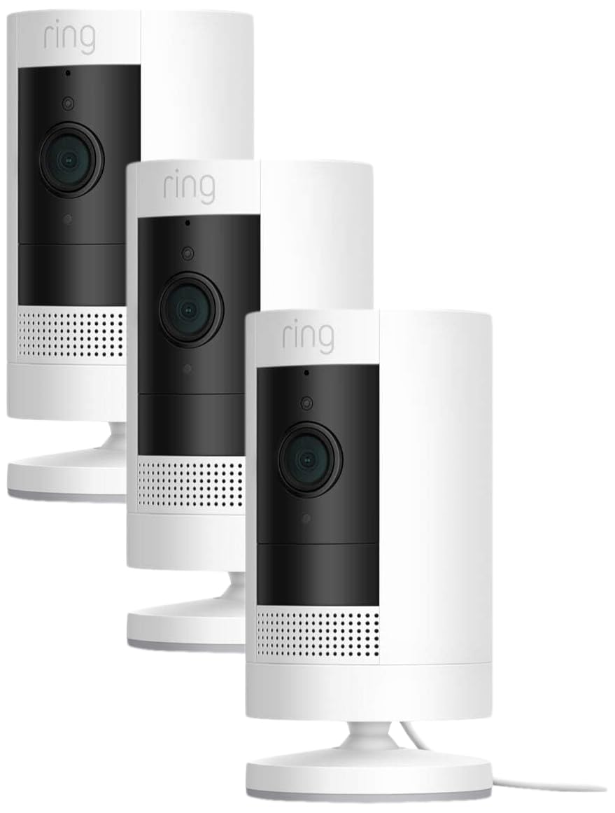 Ring Stick Up Cam Battery | Weather-Resistant Outdoor Camera, Live View, Color Night Vision, Two-way Talk, Motion alerts, Works with Alexa | Black
