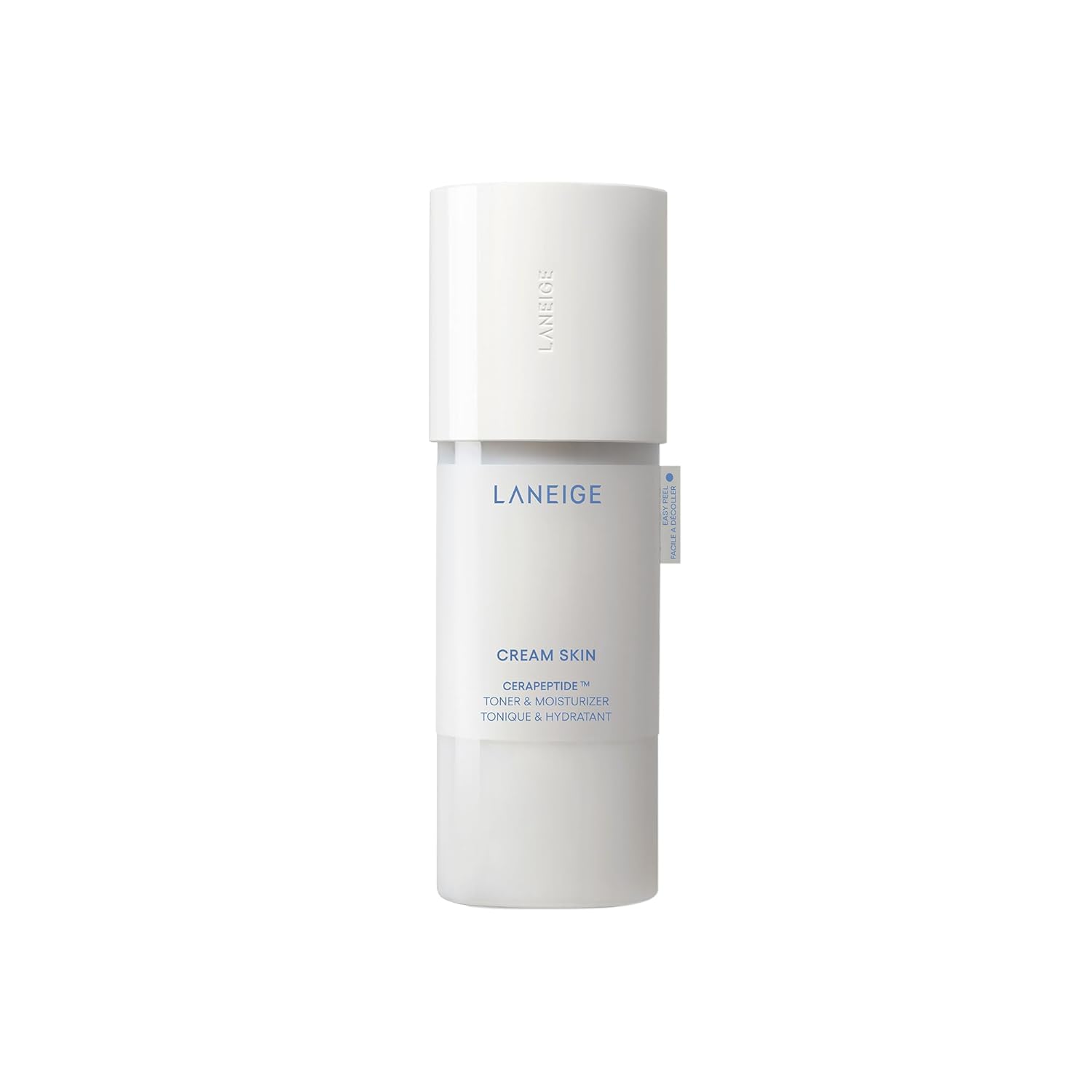 LANEIGE Cream Skin Refillable Toner & Moisturizer with Ceramides and Peptides: Korean Milky Toner, Amino Acid, Nourish, Hydrate, Barrier-Boosting, Visibly Firm