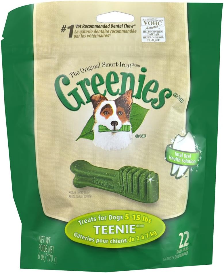 Greenies Original Regular Natural Dog Dental Care Chews Oral Health Dog Treats, 36 count (Pack of 1)