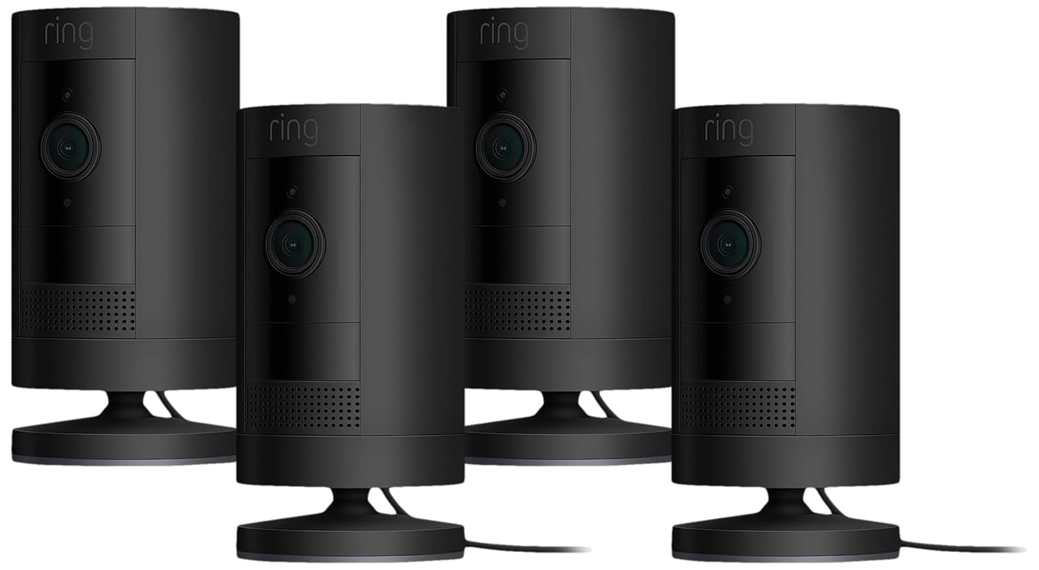 Ring Stick Up Cam Battery | Weather-Resistant Outdoor Camera, Live View, Color Night Vision, Two-way Talk, Motion alerts, Works with Alexa | Black