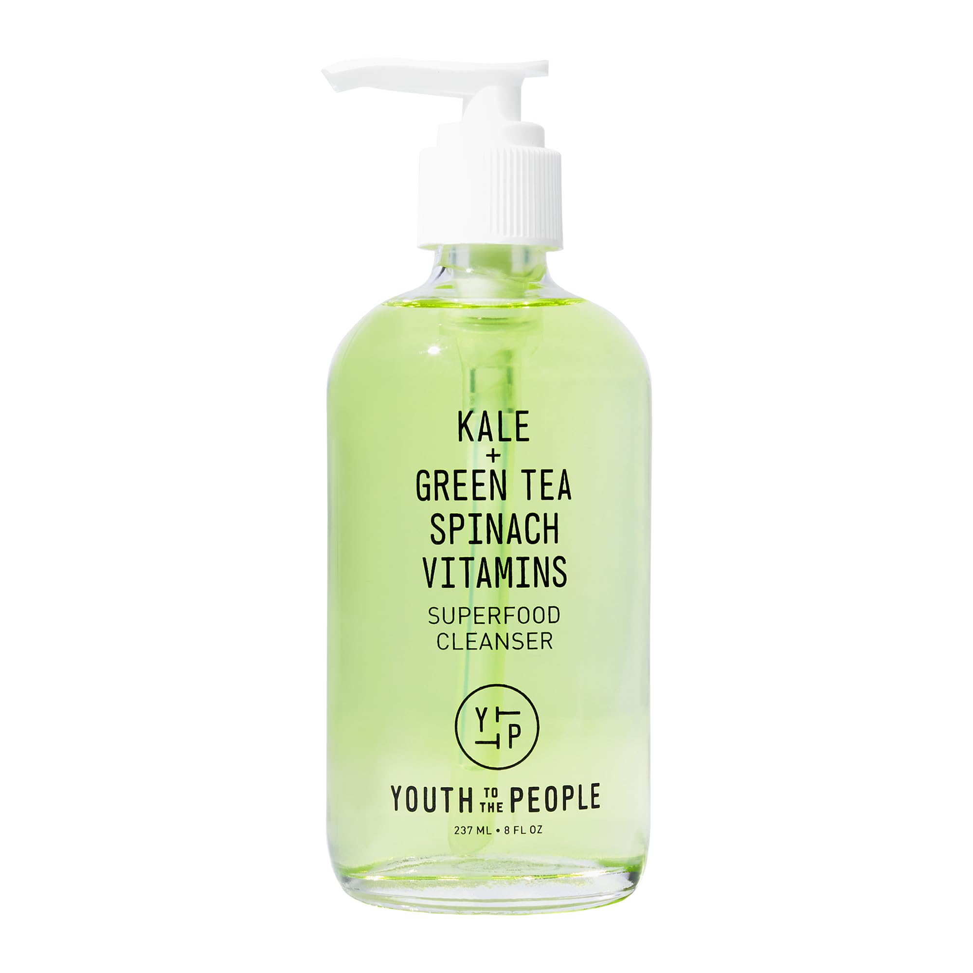 Youth To The People Superfood Facial Cleanser - Kale and Green Tea Cleanser - Gentle Face Wash, Makeup Remover + Pore Minimizer for All Skin Types - Vegan