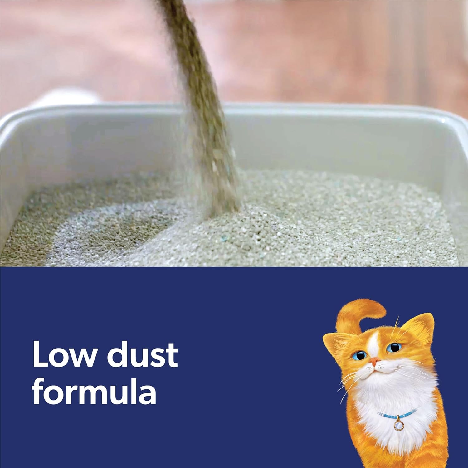 Fresh Step Clean Paws Cat Litter With Febreze Freshness, Advanced Multi-Cat Low-Tracking Clumping Litter With Guaranteed Odor Control, 37 lbs. (2 x 18.5 lb. Box)