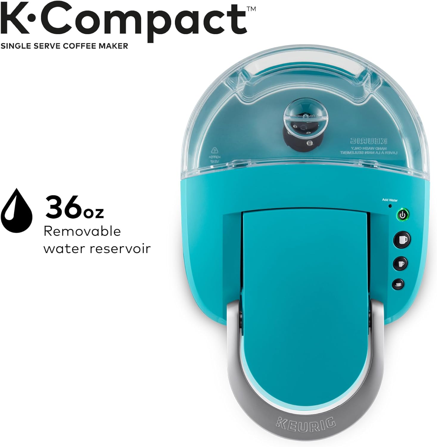 Keurig K-Compact Single-Serve K-Cup Pod Coffee Maker, Black
