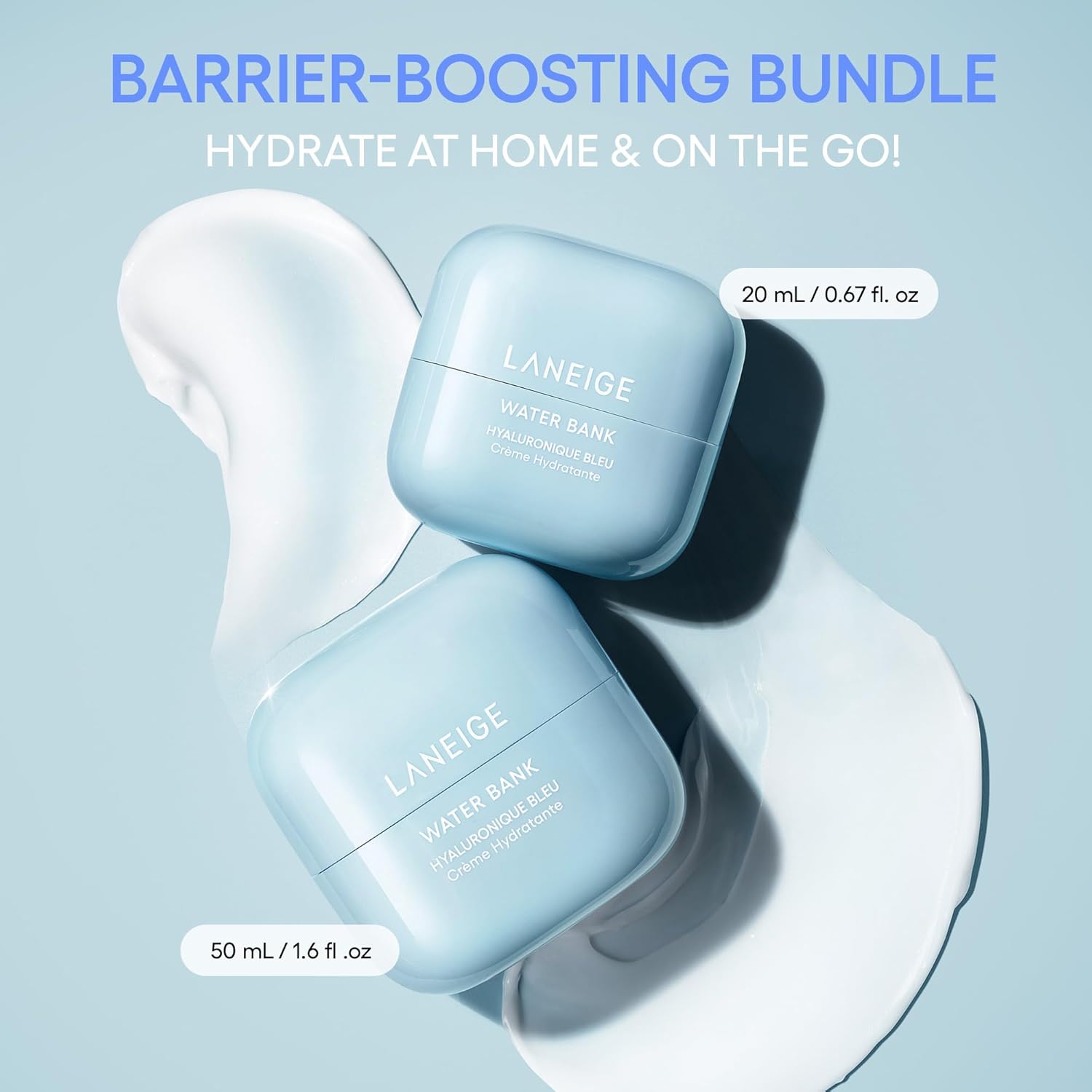 LANEIGE Water Bank Blue Hyaluronic Moisturizer: Barrier-Boosting Hydration, Squalane, Ceramide, Dermatologist-tested
