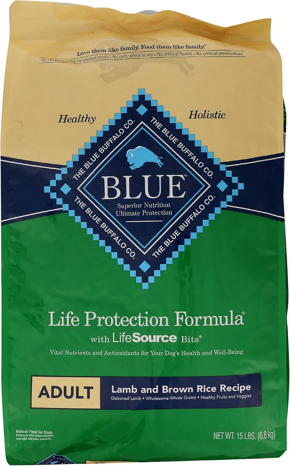 Blue Buffalo Life Protection Formula Adult Dry Dog Food, Helps Build and Maintain Strong Muscles, Made with Natural Ingredients, Chicken & Brown Rice Recipe, 30-lb. Bag
