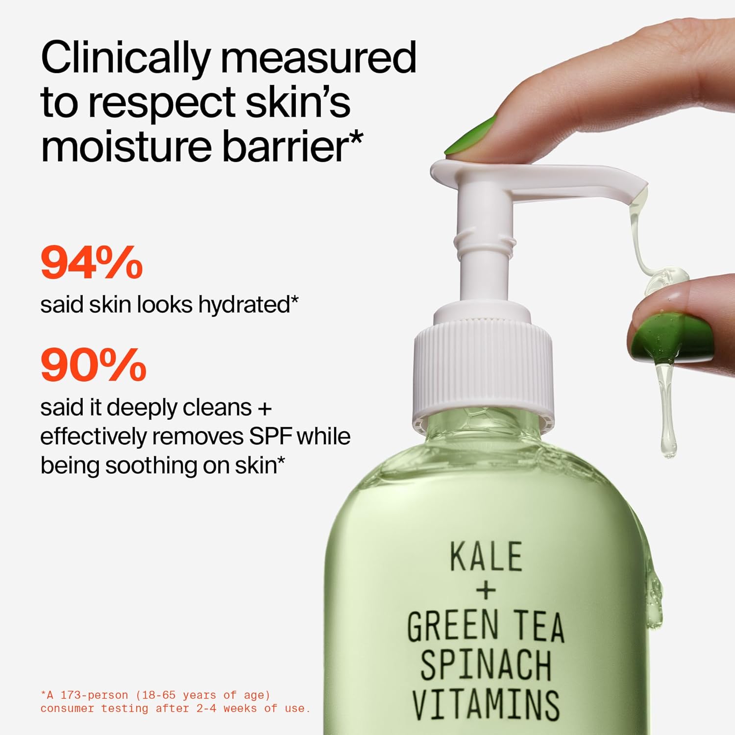 Youth To The People Superfood Facial Cleanser - Kale and Green Tea Cleanser - Gentle Face Wash, Makeup Remover + Pore Minimizer for All Skin Types - Vegan