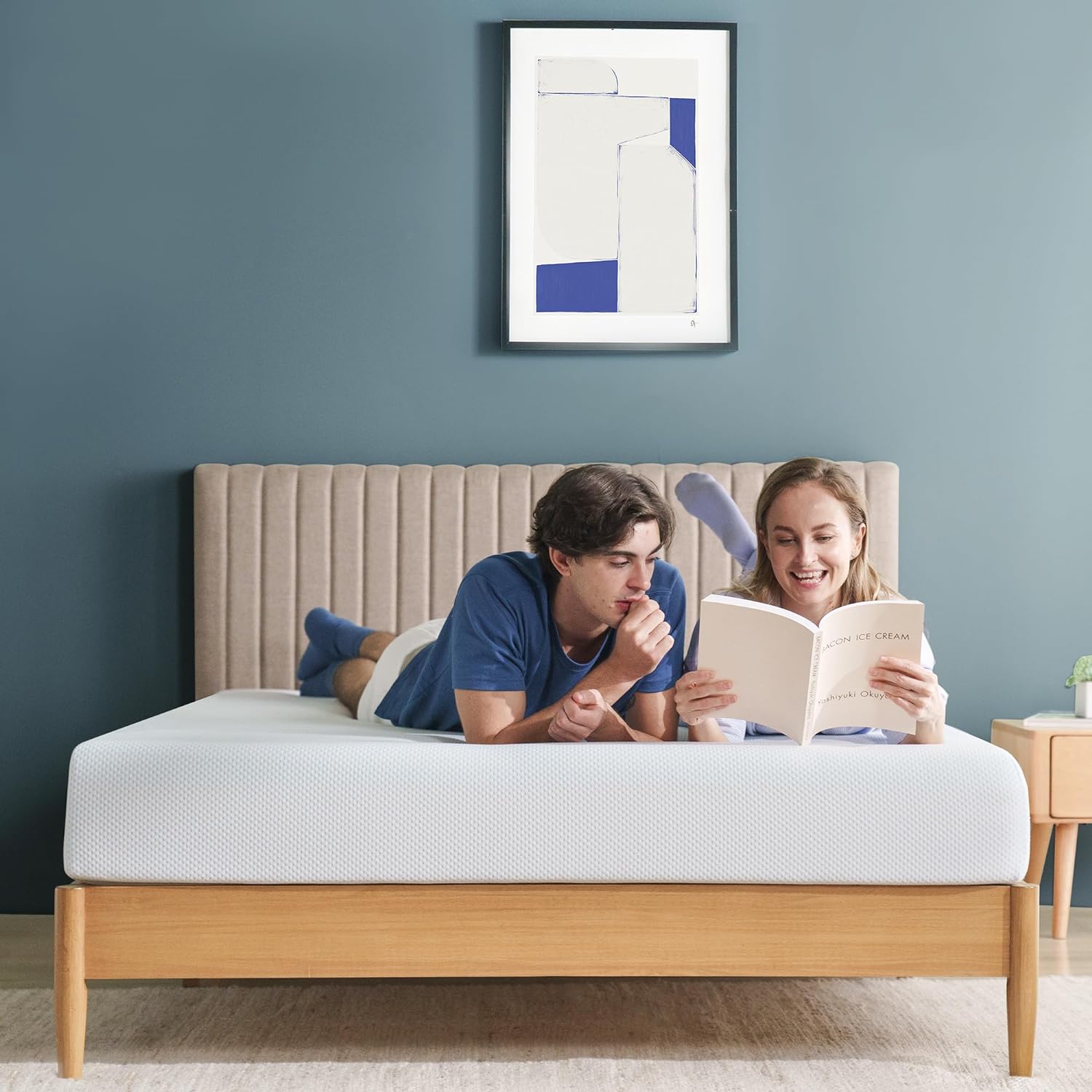 ZINUS 10 Inch Green Tea Cooling Memory Foam Mattress [New Version], King, Fiberglass Free, Medium Firmness, Cooling Gel Foam, Certified Safe Foams & Fabric, Mattress in A Box