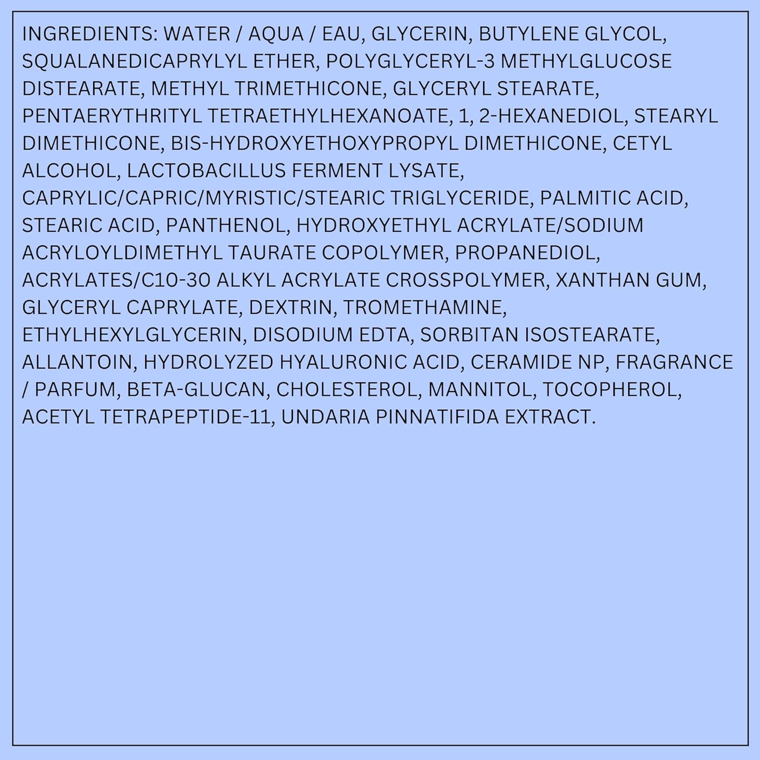 LANEIGE Water Bank Blue Hyaluronic Moisturizer: Barrier-Boosting Hydration, Squalane, Ceramide, Dermatologist-tested